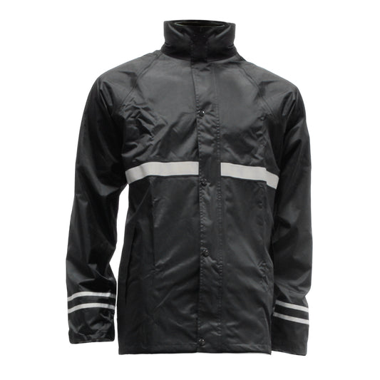 Veste de Pluie Moto Capuche Intégrée — 100 % Étanche