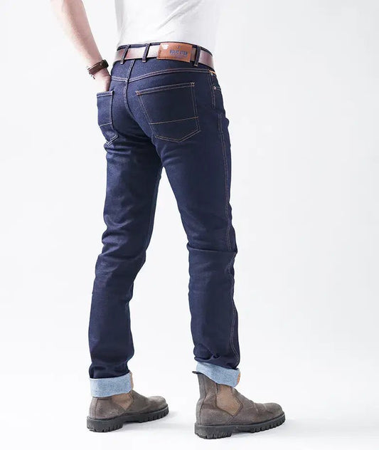Jean Moto Homme ARMALITH® JEAN’STER INDIGO – Monocouche, Certifié AAA, Fabriqué en France - LE PRATIQUE DU MOTARD