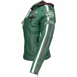 Blouson cuir moto rétro chic pour femme | LEGENDARY 58™ - LE PRATIQUE DU MOTARD