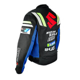Blouson moto été | Suzuki Bleu et noir