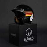 Casque Jet Vintage Benson & Cherry x Mârkö - LE PRATIQUE DU MOTARD