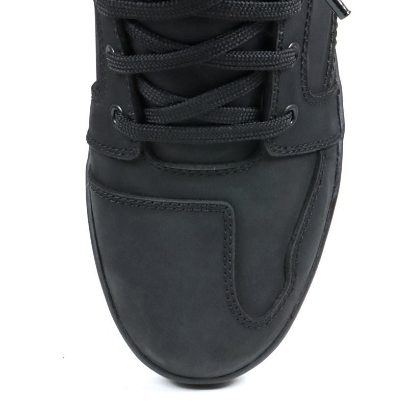Basket Moto Homme Harisson Branco Full Black — Waterproof Cuir CE - LE PRATIQUE DU MOTARD