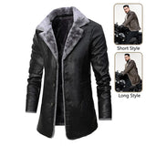 Men's Jacket with Fur Lining - Short & Long Style
