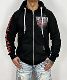 Veste Zippée "Hellrider" – Édition Heavyweight 340g (Broderie Premium) - LE PRATIQUE DU MOTARD