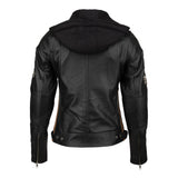 Blouson cuir moto femme cafe racer | LEGENDARY 58™ Noir