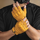 Mitaines Moto Cuir "Liberty Air" – Peau de Mouton & Coques Invisibles - LE PRATIQUE DU MOTARD