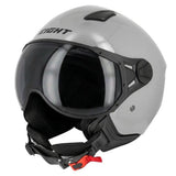 JET motorcycle aviator helmet - Gray S779 LEOV