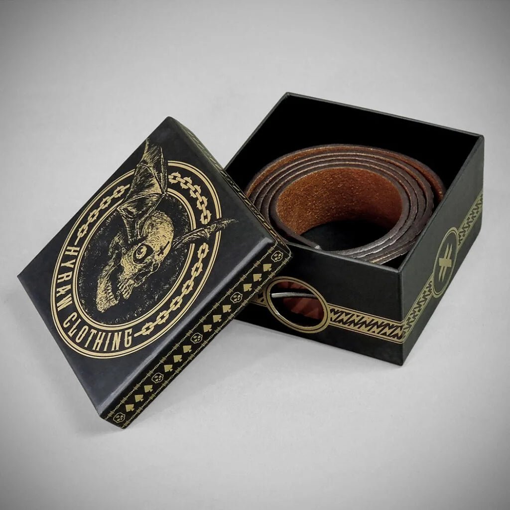 Ceinture Cuir Moto Brotherhood™ | Guitar Pick Holder™ HYRAW - LE PRATIQUE DU MOTARD