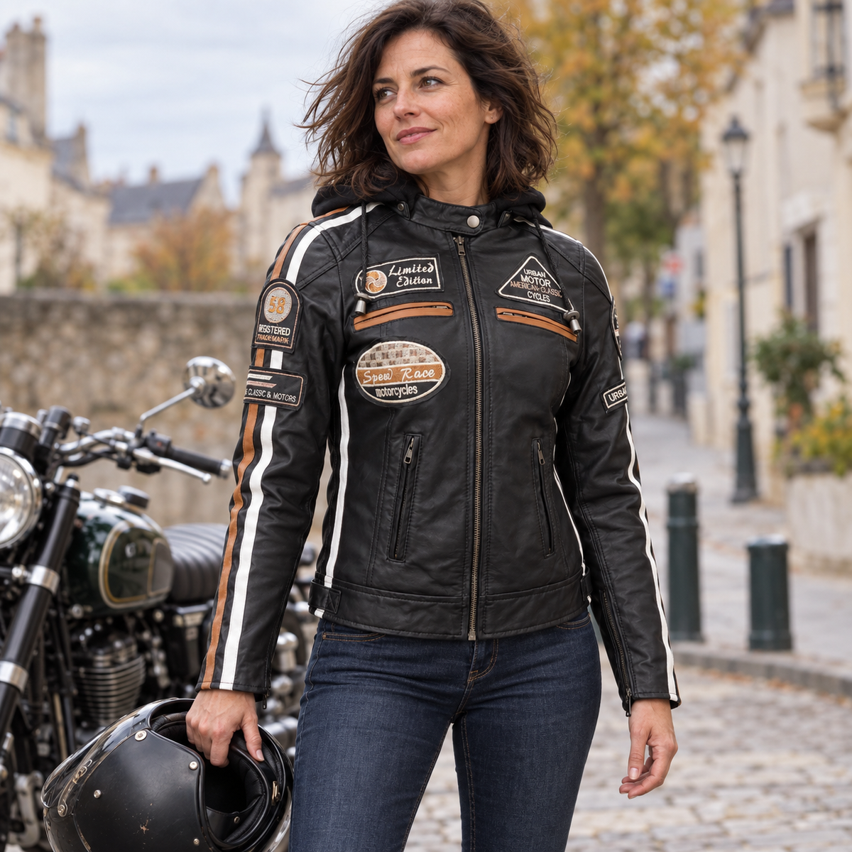 Votre cuir noir.
Votre allure biker.