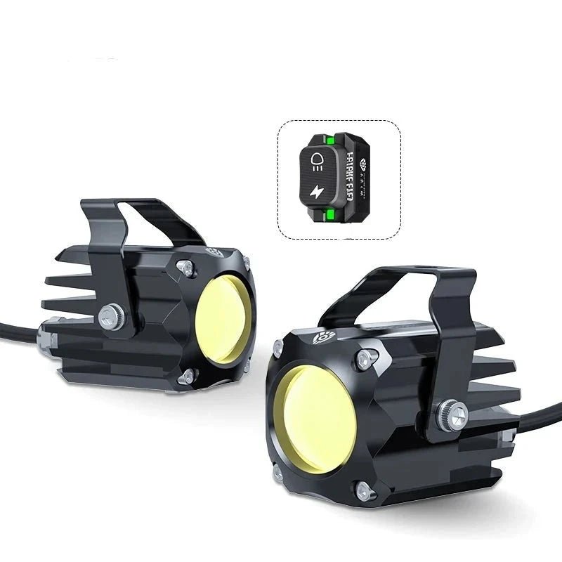 F150-S | Kit Phare additionnel moto puissant - Intérrupteur Sans fil - LE PRATIQUE DU MOTARD