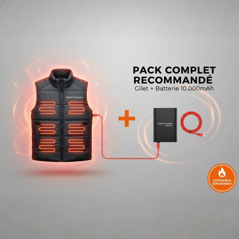 Gilet Chauffant moto MAGMA™ - Confort Extrême - LE PRATIQUE DU MOTARD