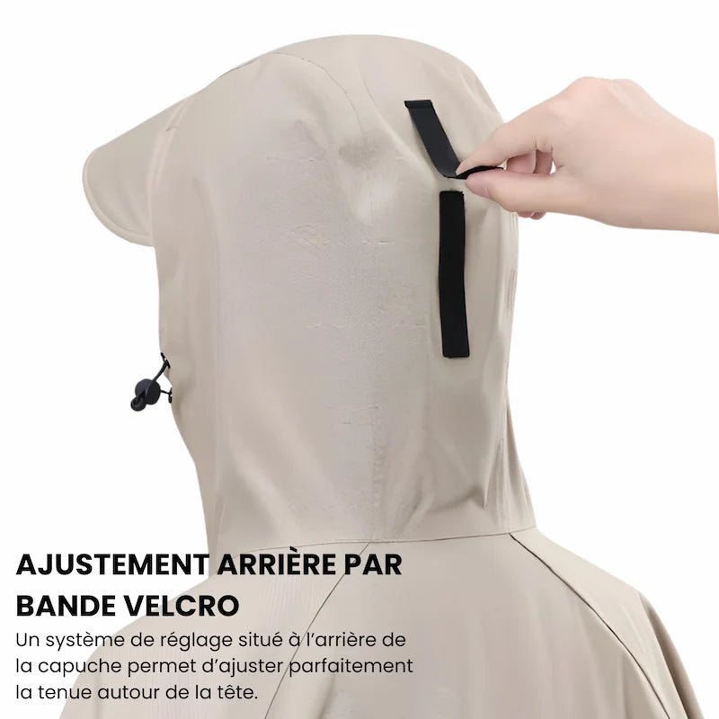 BASTION™ – Poncho Pluie Intégral & Haute Protection 10.000mm (Moto/Scooter) - LE PRATIQUE DU MOTARD