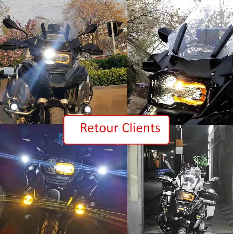 Grille de Protection pour phares moto BMW R 1250 GS / Adventure - LE PRATIQUE DU MOTARD