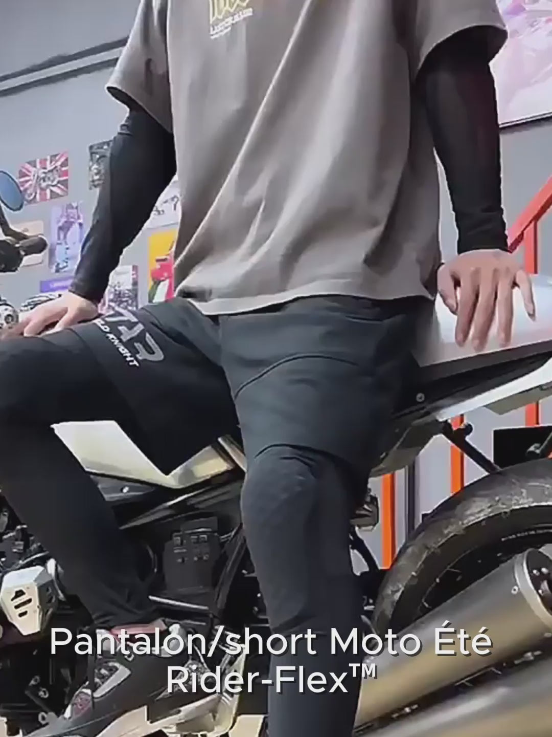 Pantalon Moto Été + Short CE2 | Rider-Flex™