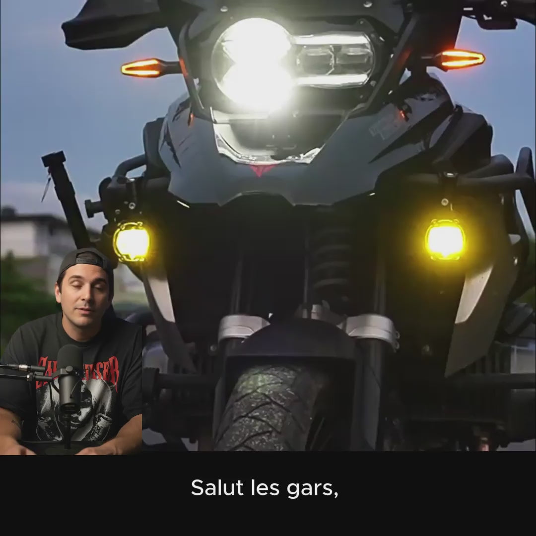 Additional LED motorcycle lights