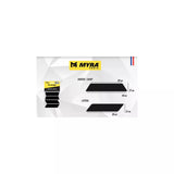 Autocollants Réfléchissants Casque Moto Homologués — Noirs, Pack de 4