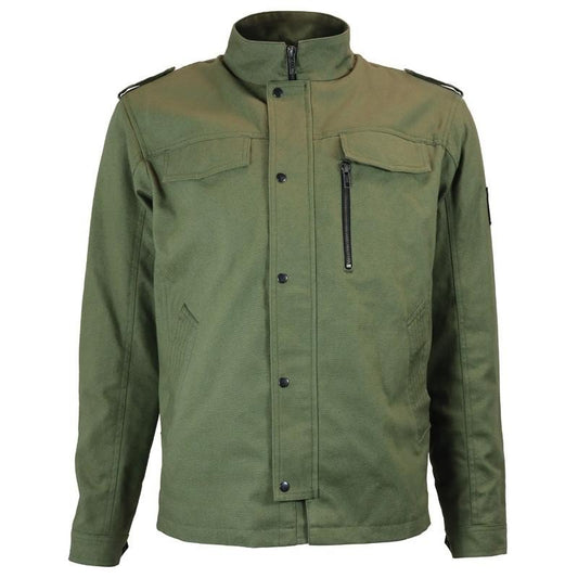 Sur - chemise Moto Coton Canvas Homme Harisson Sahara Kaki CE - LE PRATIQUE DU MOTARD