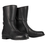 Bottes Moto Femme Oxford Valentina — Cuir Imperméable CE, Noir