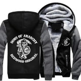 Veste polaire SONS OF ANARCHY - SOLDES - LE PRATIQUE DU MOTARD