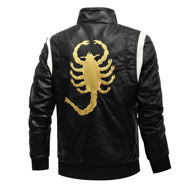 Veste cuir homme noir et blanc - LE PRATIQUE DU MOTARD