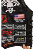 Gilet cuir biker MC - LE PRATIQUE DU MOTARD