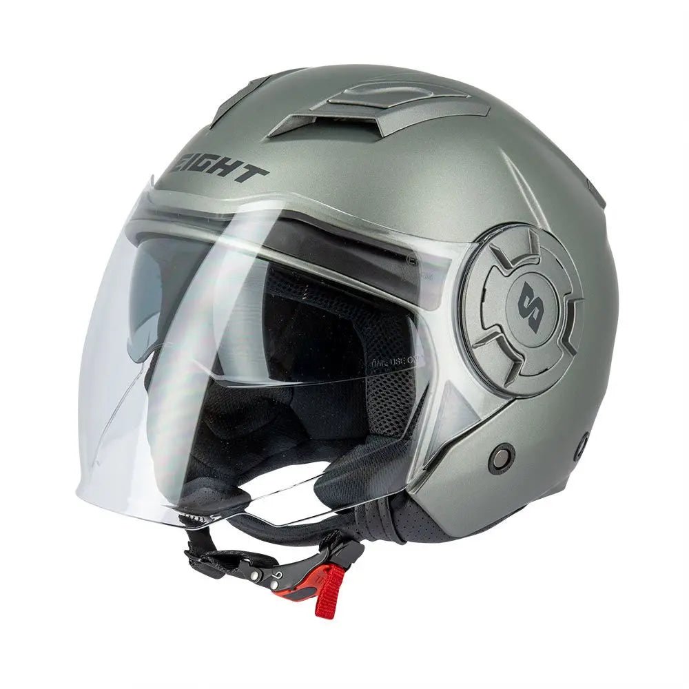 Casque Jet Gris Titanium - S749 Twister - LE PRATIQUE DU MOTARD