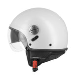 Casque jet moto blanc - LE PRATIQUE DU MOTARD