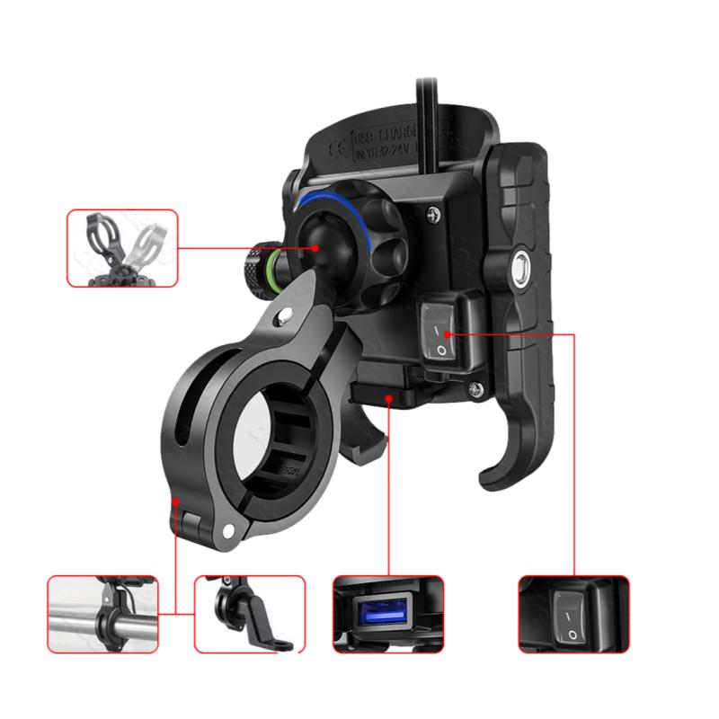Support téléphone moto induction - LE PRATIQUE DU MOTARD