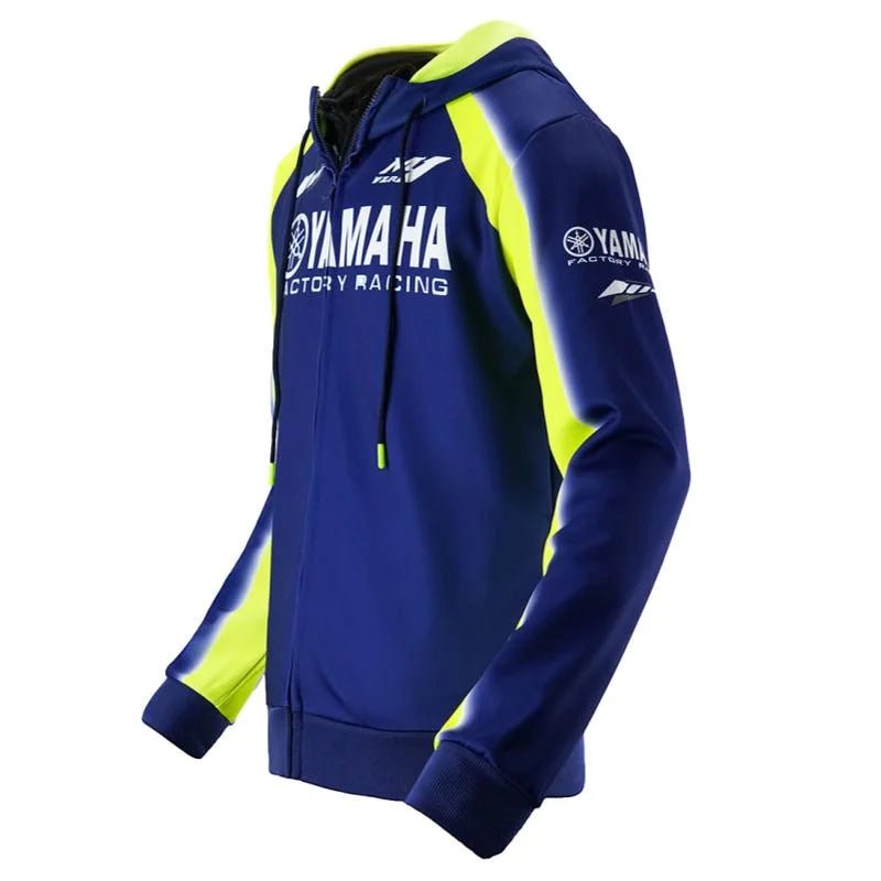 Veste Yamaha bleu - LE PRATIQUE DU MOTARD