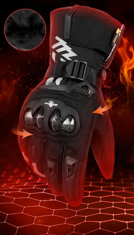 Gants moto hiver étanche | Madbike™ - LE PRATIQUE DU MOTARD