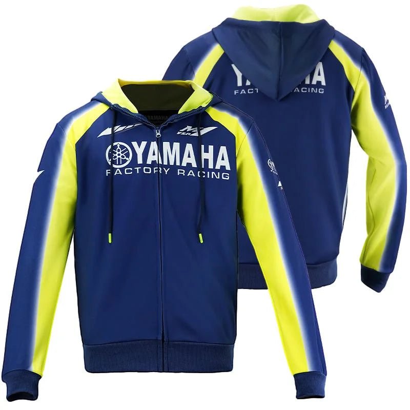 Veste Yamaha bleu - LE PRATIQUE DU MOTARD