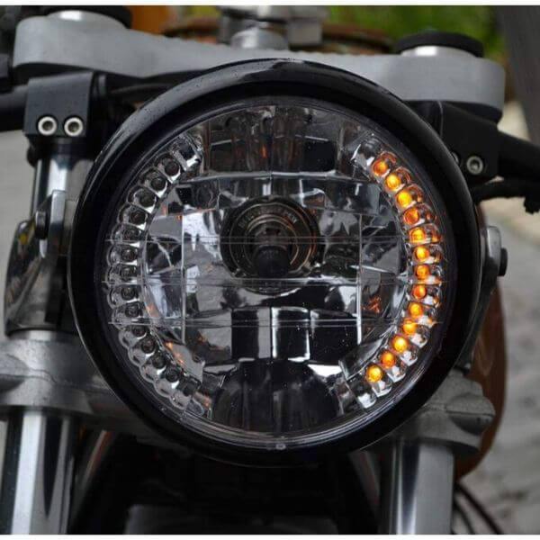 phare led moto avec clignotant intégré - LE PRATIQUE DU MOTARD