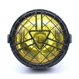 Phare moto vintage jaune - LE PRATIQUE DU MOTARD
