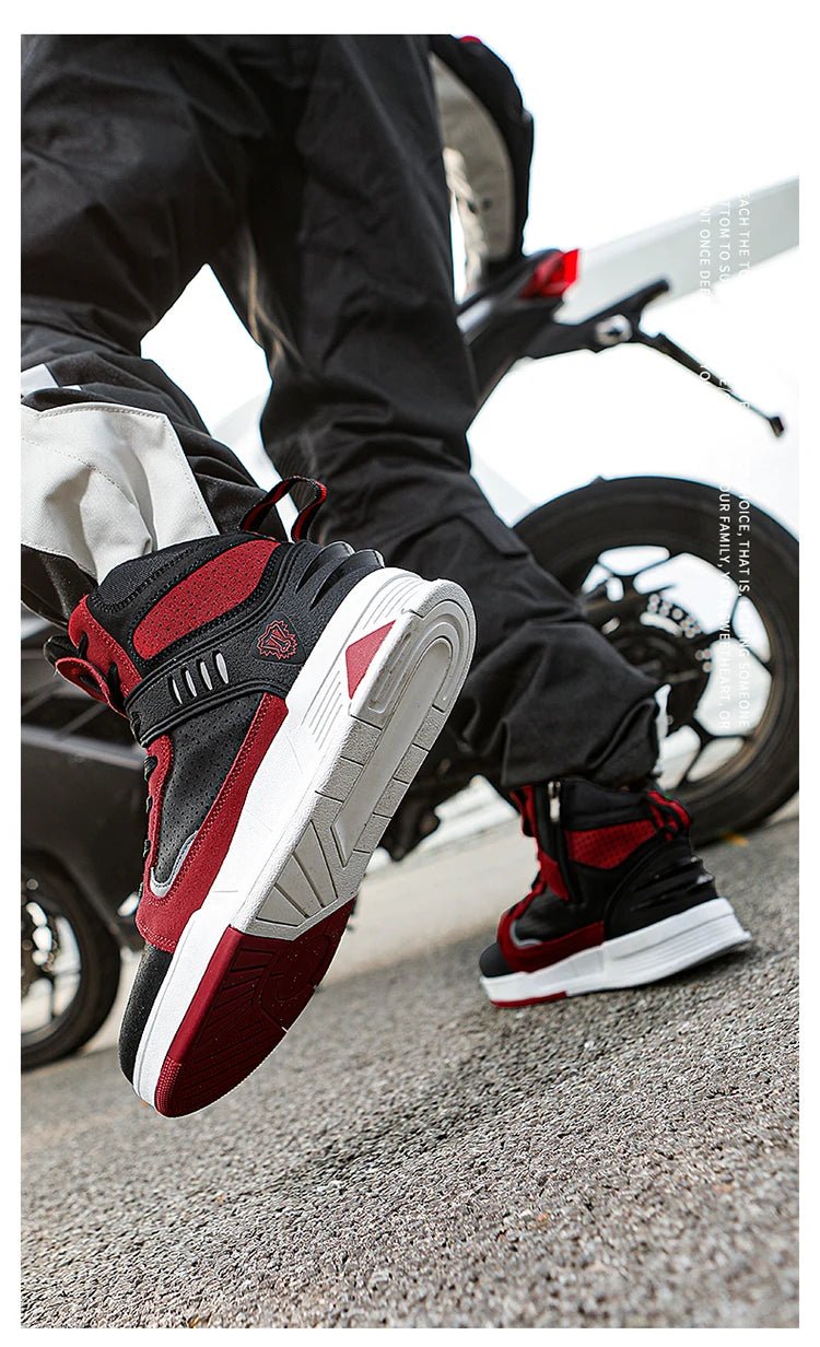Basket moto homme -Style Jordan Air - LE PRATIQUE DU MOTARD