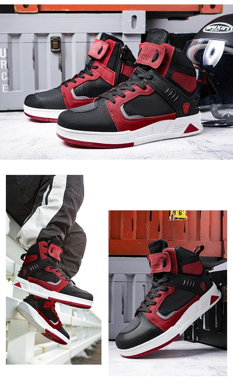 Basket moto homme -Style Jordan Air - LE PRATIQUE DU MOTARD