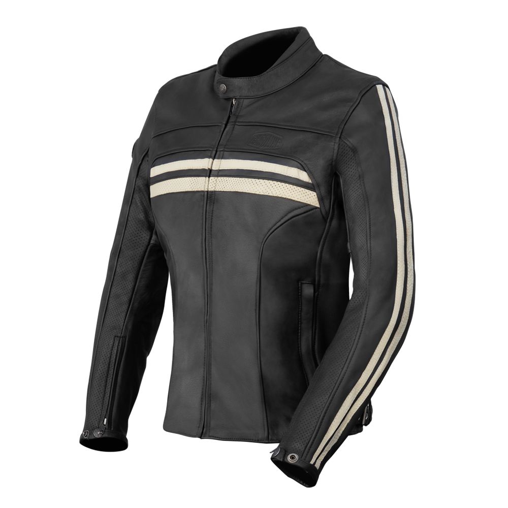 Blouson Cuir Moto Femme vintage - LE PRATIQUE DU MOTARD