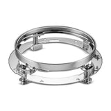 Anneau de fixation pour phare 7" compatible avec Harley - Chrome Le Pratique du Motard