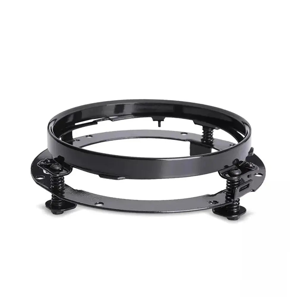 Anneau de fixation pour phare 7" compatible avec Harley - Noir Le Pratique du Motard