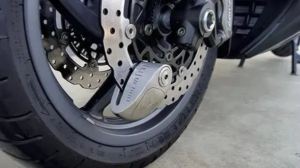 Antivol moto Bloque Disque avec Alarme - Homologué SRA - Le Pratique du Motard