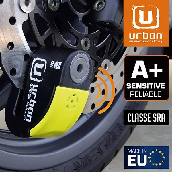 Antivol moto Bloque Disque avec Alarme - Homologué SRA Le Pratique du Motard