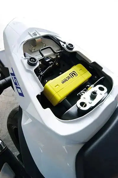Antivol moto U - UR85 - ø18 - 85*120 Homologation SRA Noir & Jaune - Le Pratique du Motard