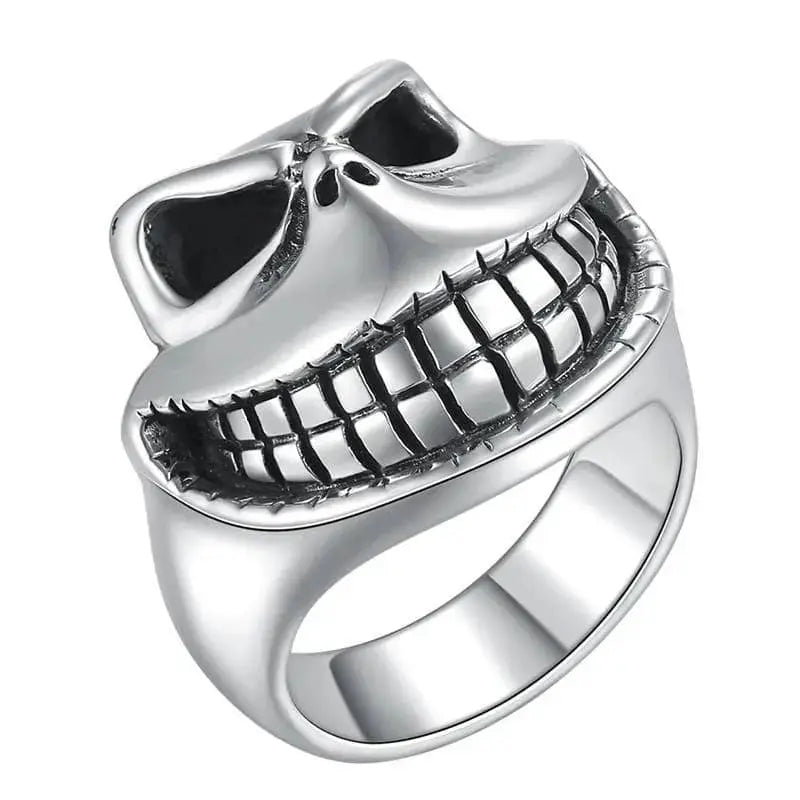 Bague motard joker (Argent) - Le Pratique du Motard
