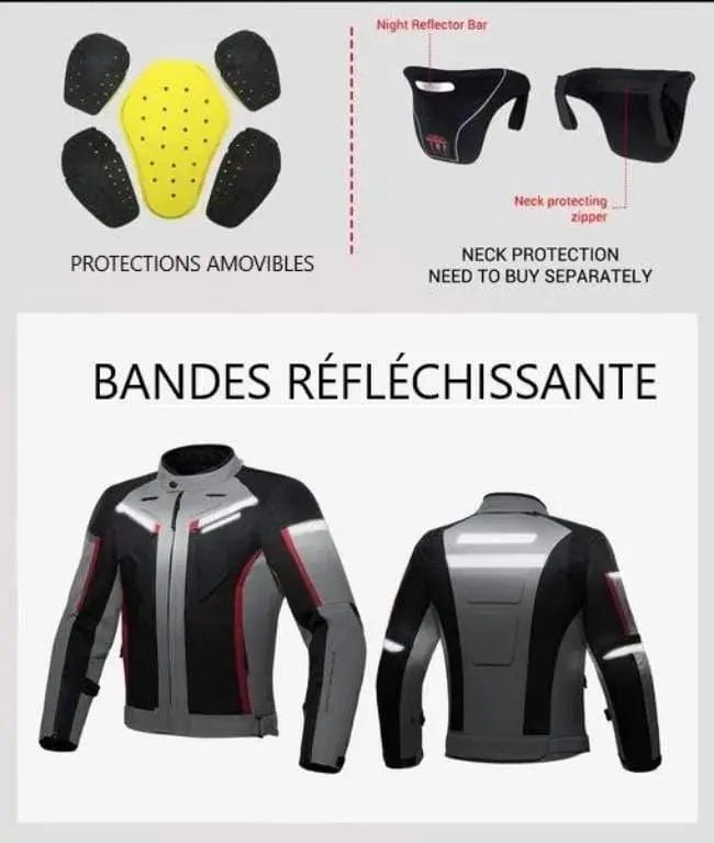 Blouson de protection pour motard - Le Pratique du Motard