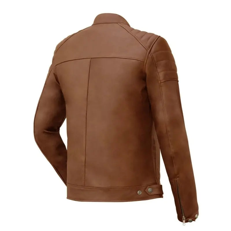 Blouson moto Cuir homme -Gt Trophy Cognac - Le Pratique du Motard