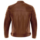 Blouson moto Cuir homme -Gt Trophy Cognac - Le Pratique du Motard