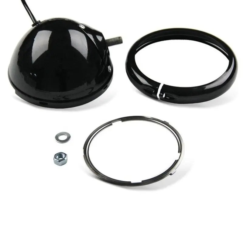 Boîtier pour Phare LED moto 5,75" Universel - Feu avant noir Le Pratique du Motard