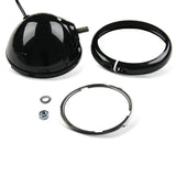 Boîtier pour Phare LED moto 5,75" Universel - Feu avant noir Le Pratique du Motard
