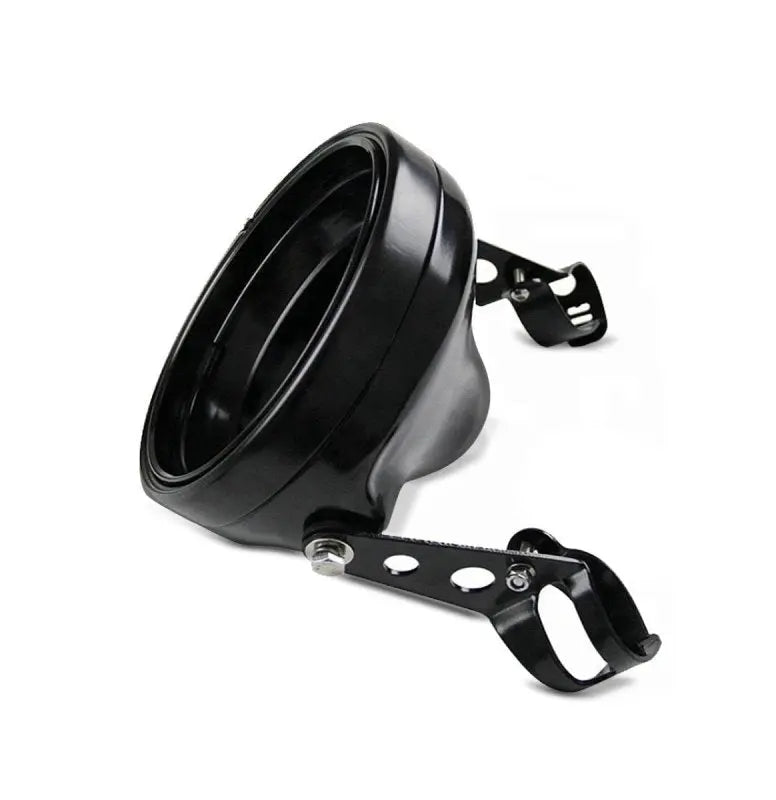 Boîtier pour Phare LED moto 7" Universel + supports de fourche 35-43mm Le Pratique du Motard