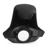 Carenage de Phare VD8 Noir pour Motos Custom avec Pare-brise Intégré Le Pratique du Motard