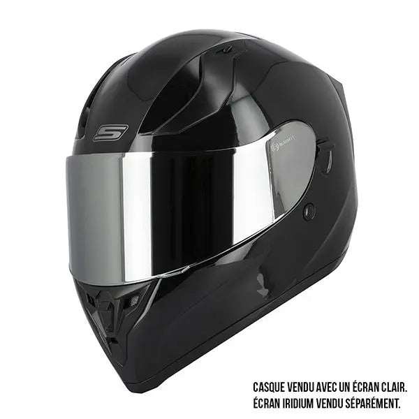 Casque de moto femme Noir Brillant- S441 VENGE Le Pratique du Motard